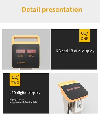 2024 LEDディスプレイ付き電子デジタルコイン操作の人体体重測定機