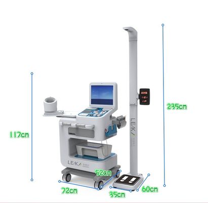 A4プリンタとユーザーフレンドリーSDKを搭載したインテリジェント医療健康チェックキオスクマシン