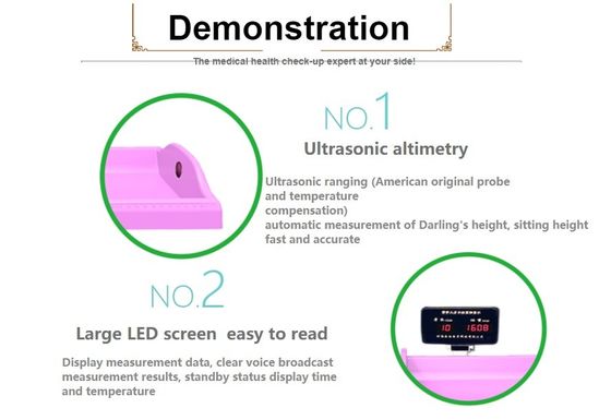 LEDディスプレイ 病院 ベビースケール 高さ範囲 0-105cm 医療施設