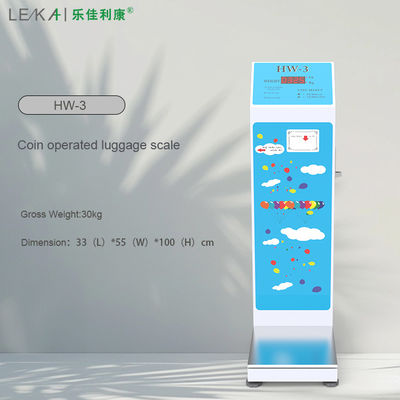 ODM対応LEDディスプレイ 中国空港用のコイン操作バッグ重量スケール200kg