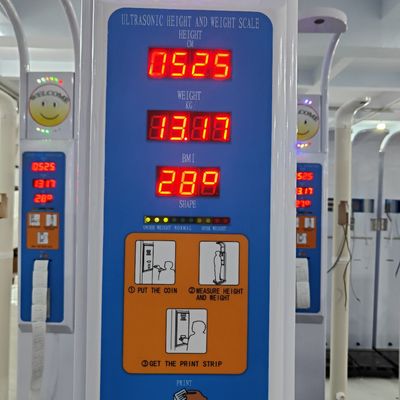 パーソナライズされたODMサポート 超音波医療販売機 BMIと身長追跡