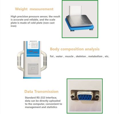 超音波デジタル体脂肪分析器 Bmi 病院や薬局のための測定尺度