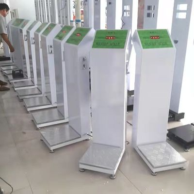 ホテル空港駅用硬貨操作の重量計機 荷物重量範囲 8-200kg
