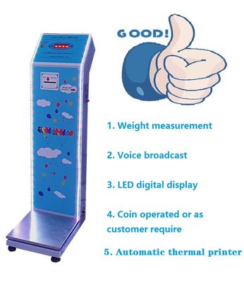 LEDディスプレイと総サイズ33*55*100cmの耐久性のある硬貨駆動計量機