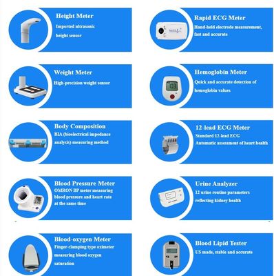 セルフサービス診断器 アクリル体とWiFi接続のヘルスケアステーション