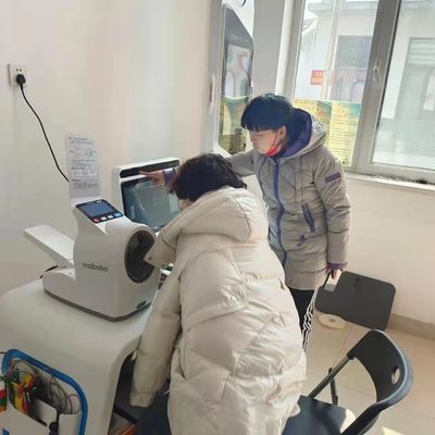 超音波の高さ・重量スケール付きのテレヘルスの全インワン身体検査ステーション