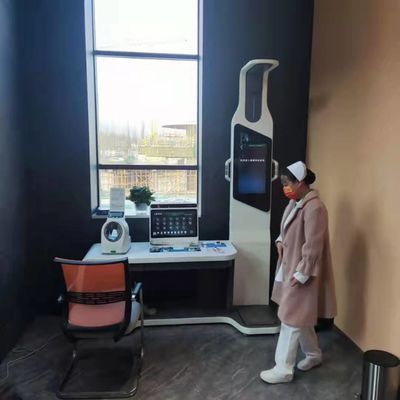 超音波の高さ・重量スケール付きのテレヘルスの全インワン身体検査ステーション