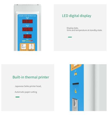 100-240V 電源 高精度BMI 高さ重量装置 LEDディスプレイタイプ
