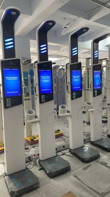 19インチ アンドロイド ヘルス キオスク スチール ヘルス センター BMI マシン