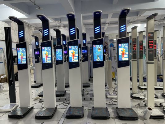 19インチ アンドロイド ヘルス キオスク スチール ヘルス センター BMI マシン