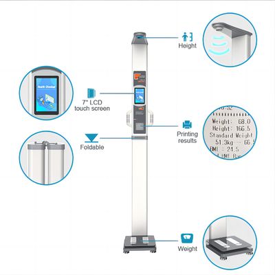 LCD ディスプレイ タイプ BMI 超音波 高さ 重量 スケール 体重を調整するサポート