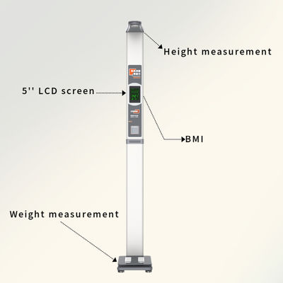超音波BMI スタンドバランススケール 体重範囲 1~200kg 高さ測定