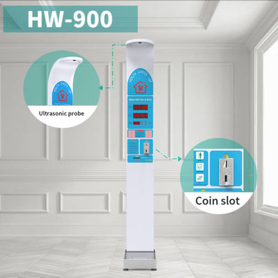 AC100-240V デジタル折りたたむコイン 高さ 重量スケール BMI と 販売機能 N.W 42kg