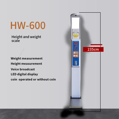 超音波デジタル体量計 HW-600 医療用高さ重量測定機