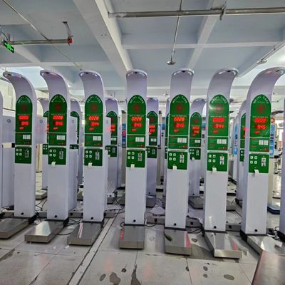AC100-240V電源 超音波高さ重量システム付きの医療BMI体量計