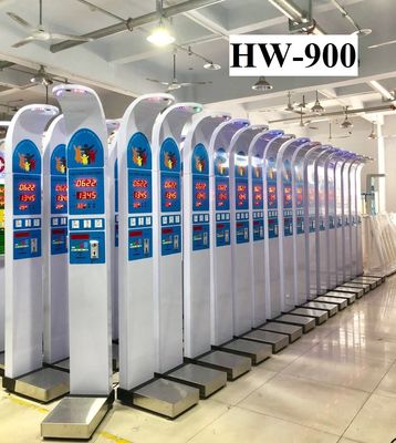 HW-900 コイン操作の体身長・体重販売機 スペイン語・アラビア語BMI
