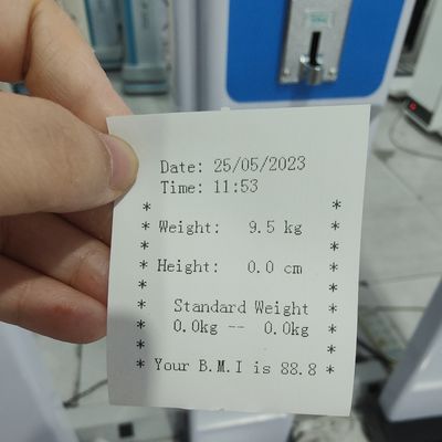 デジタルBMIボディスケールとプリントアウトG.W. 45kg RS-232のコイン販売キオスクマシン