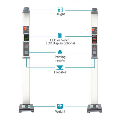 LEDディスプレイ 折りたたむデジタル臨床高さ計 医療計測器